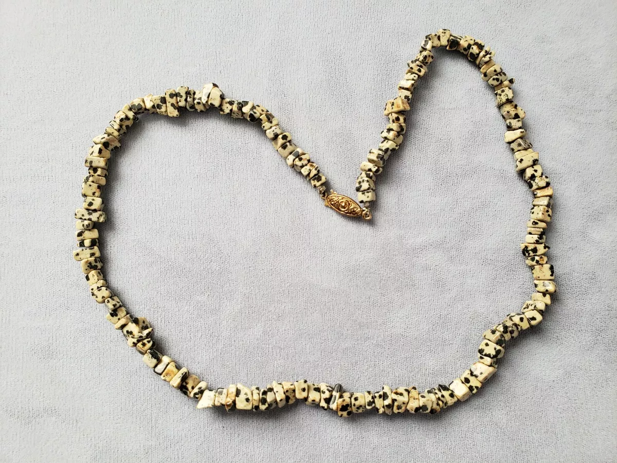 Dalmatian sale stone necklace