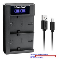 Kastar Battery LKD2 USB Charger for Sony NP-FZ100 BC-QZ1  Sony Alpha a9 Camera