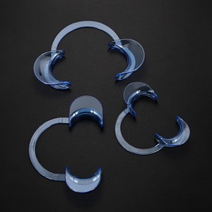 20Pc Dental Blue Mouth Opener Teeth Lip Cheek Intraoral Retractor C Shape S Size
