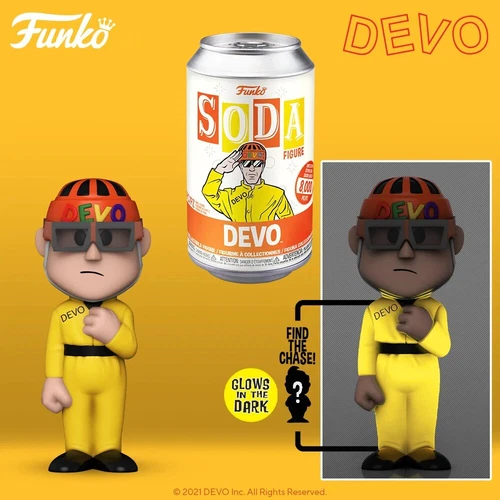 Devo Whip It Music 80s Retro Funko Soda Pop Vinyl Figure Collectible Toy NEW