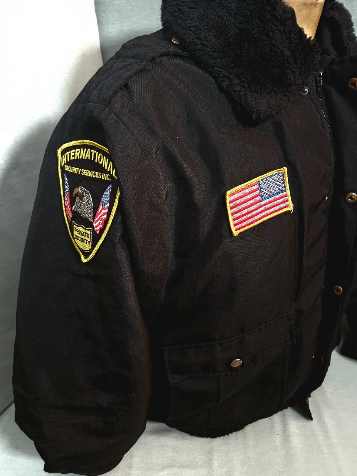 international security services inc. jacket Size … - image 4