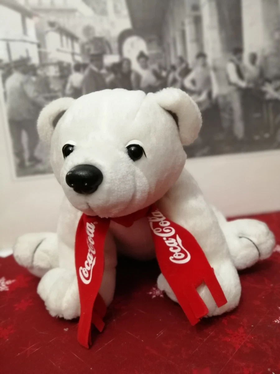 ours peluche COCA COLA en tr s bon tat doudou taille environ