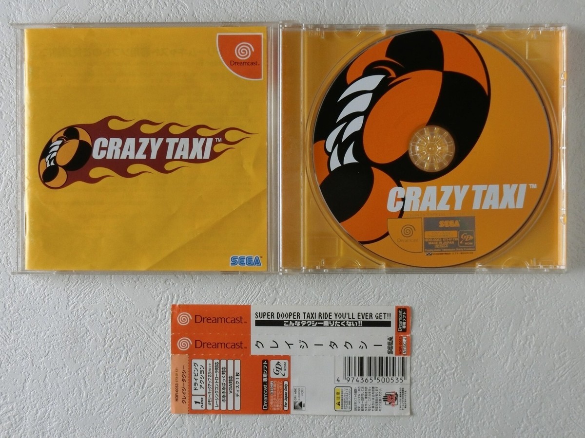 CRAZY TAXI DC Sega Dreamcast Spine From Japan | eBay