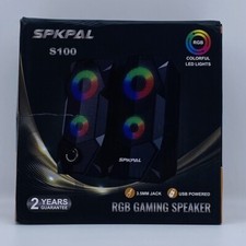 SPKPAL Computer Speakers RGB Gaming Speakers