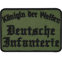 Patch MilitäR AufnäHer: Deutsche Infanterie Abzeichen AufbüGler Germany 70X50Mm