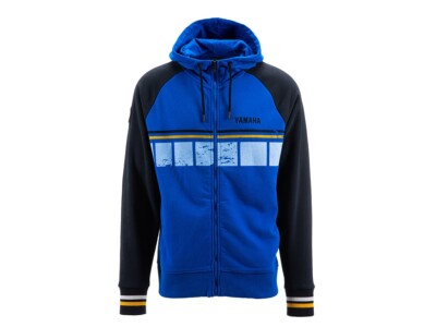 YAMAHA Faster Sons Speed Block Zip Hoodie Blue B23-FS102-E1-2L