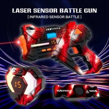 360 Infrared Sensor Rechargeable Laser Tag Gun Vest Multiplayers Shooting Game