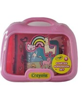 Crayola starter scrapbook set, 72 pcs set for girl 3 new without original pk.