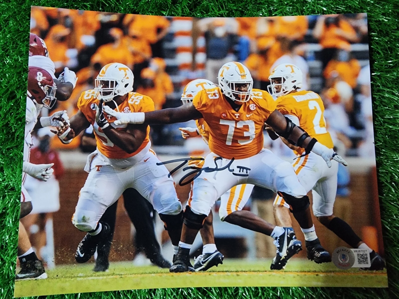 Trey Smith Autographed Signed Tennessee Volunteers / 8x10 Photo Beckett Cert 