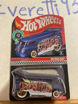 2019 Hot Wheels RLC Holiday Volkswagen Drag Bus #04820 / 10000 | eBay