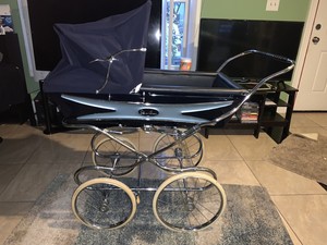 navy blue pram