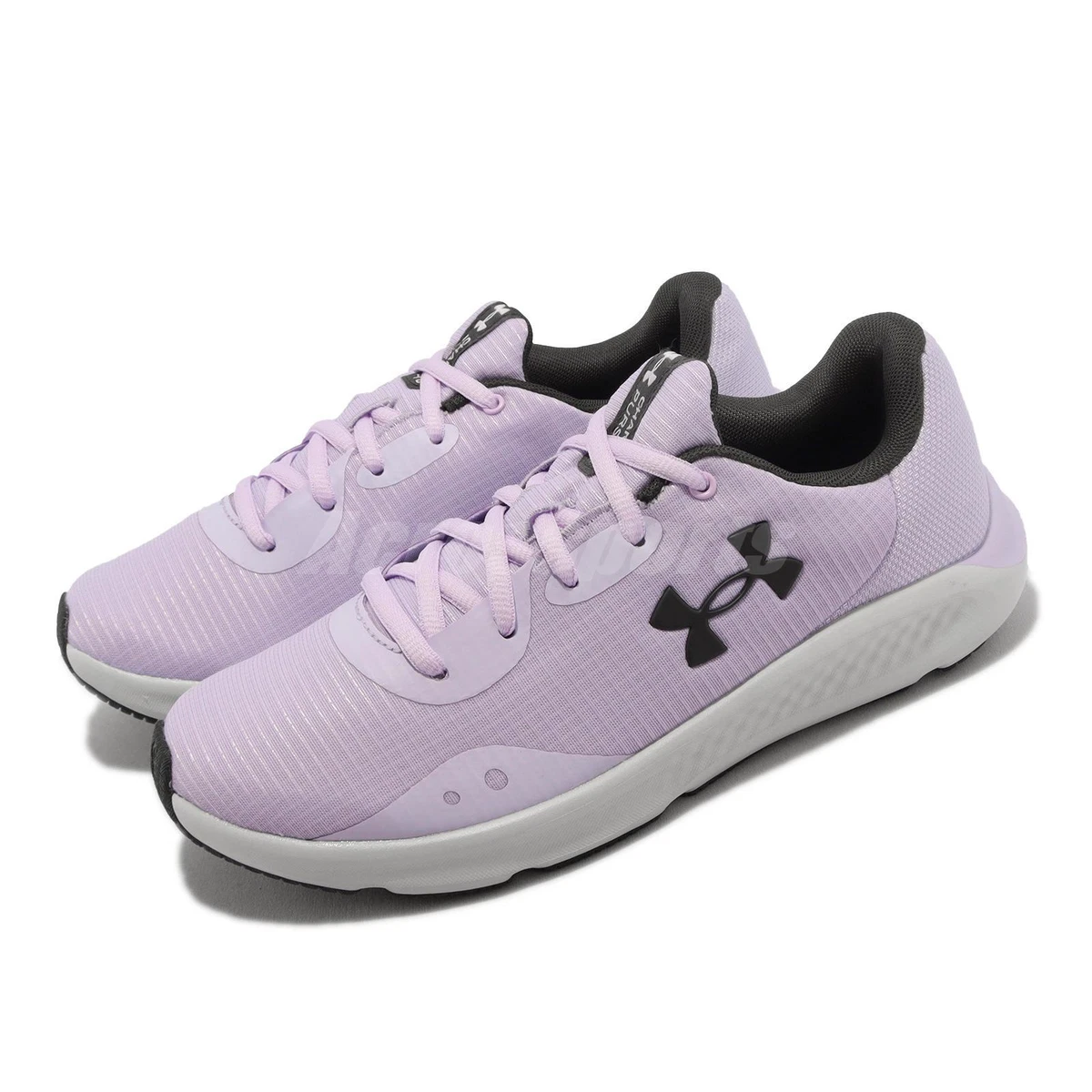 Under Armour Charged Pursuit 3 Tech UA Purple White Women Running