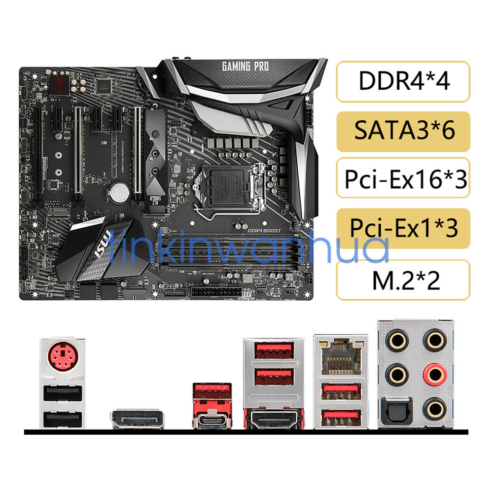 Motherboard Msi Z370 Gaming Pro Carbon Msi Z370 Gaming Plus