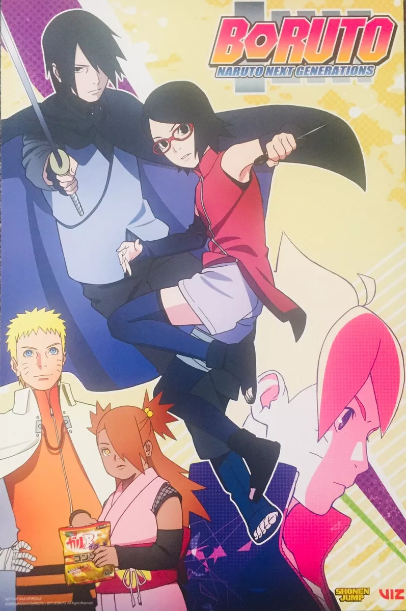 BORUTO: NARUTO Next Generations 11x17 SHONEN JUMP Comic-Con VIZ MEDIA POSTER