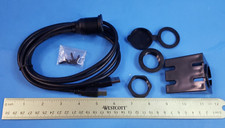 Car Dash Panel Flush mount Dual USB Male to Female Extension Cable  waterproof 
