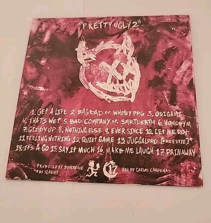 洋楽 FLAWLESS / FFA TAZZ PRETTY UGLY g-rap Ouija Macc 'Pretty Ugly 2' Autograph Cd! Chapter 17 Psychopathic