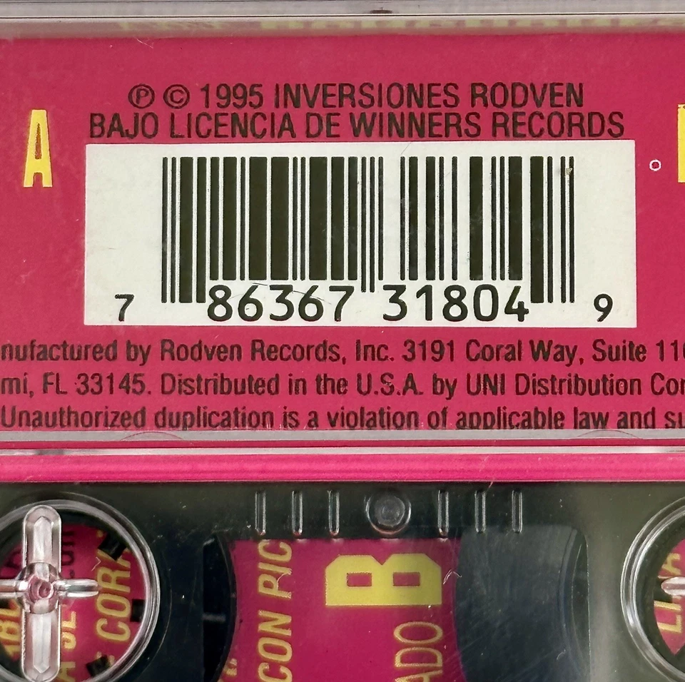 Los Bonchones La Rumba Cassette 1995 Se Prendió Vallenato Mix Rodven SEALED - Image 4 of 4