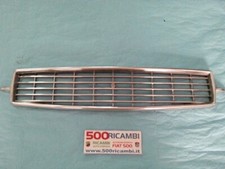 FIAT 500 MASCHERINA IN ALLUMINIO CROMATO GRIGLIA MUSO FRANCIS LOMBARDI MY CAR
