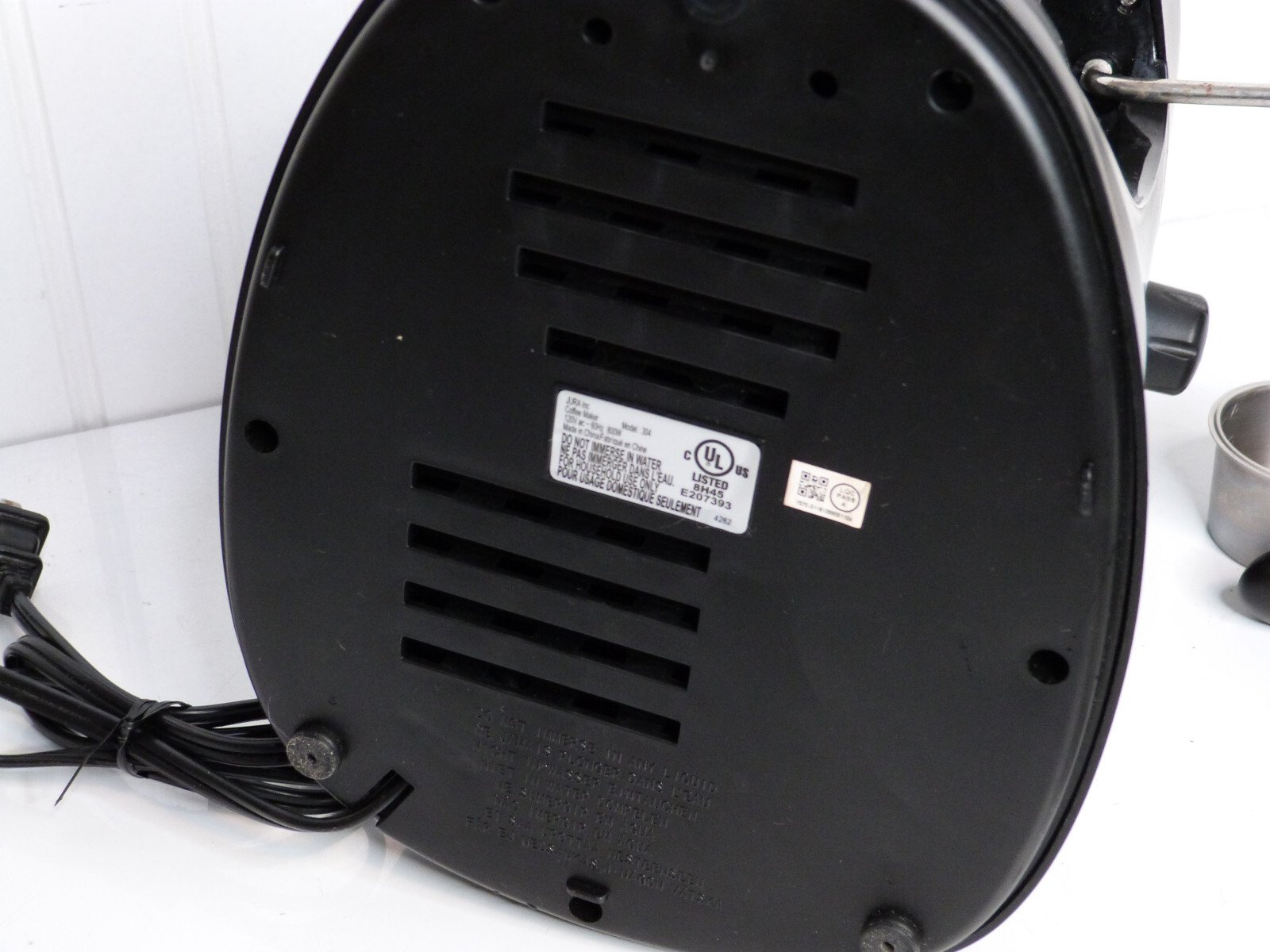 Capresso Steam Pro Espresso & Cappuccino Machine 4 Cup Glass Carafe