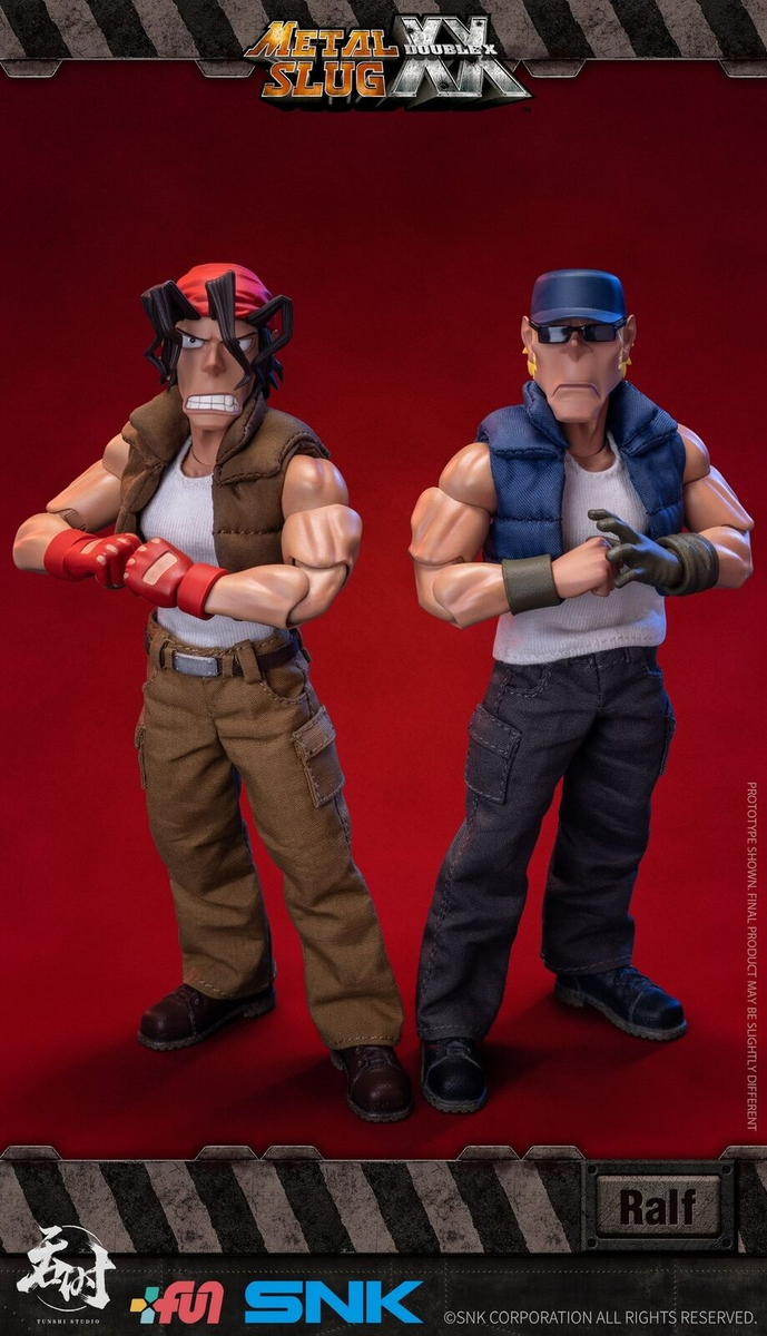 TUNSHI 1/12 Metal Slug XX Clark Still & Ralf Jones 2 Action