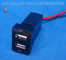 AUTO / CAR DUAL USB PORT CHARGER SOCKET PHONE iPHONE PDA iPOD CHARGING CRADLE