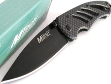 MTech OLD VERSION Gents Samll Folder Carbon Fiber Graphic 6/3.5/2.5 Knife 472CA