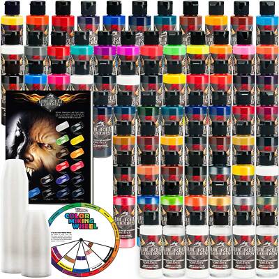 66 Createx Wicked Colors 2oz Complete Colors Airbrush Paint Set - Hobby Craft