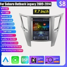 8+128G Car Android GPS Wifi 9.7" For Subaru Outback Impreza Legacy radio CarPlay