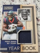 2022 Panini Playbook Yearbook Swatches #36 Dameon Pierce 54/99