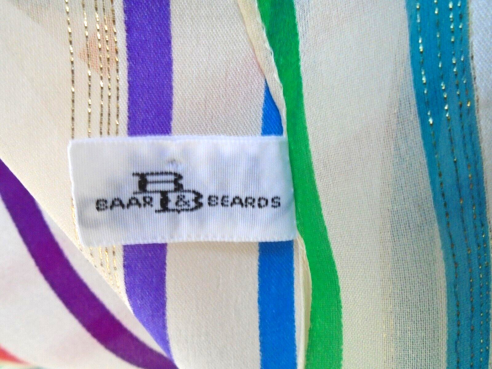 Baar & Beards Multicolor & Metallic Gold Geometri… - image 2