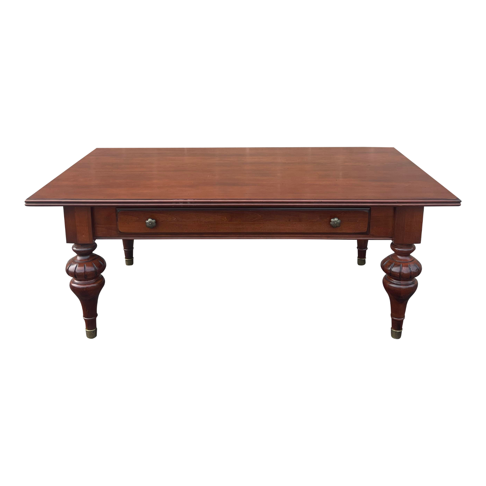 Ethan Allen British Classics British Colonial Maple Coffee or Cocktail