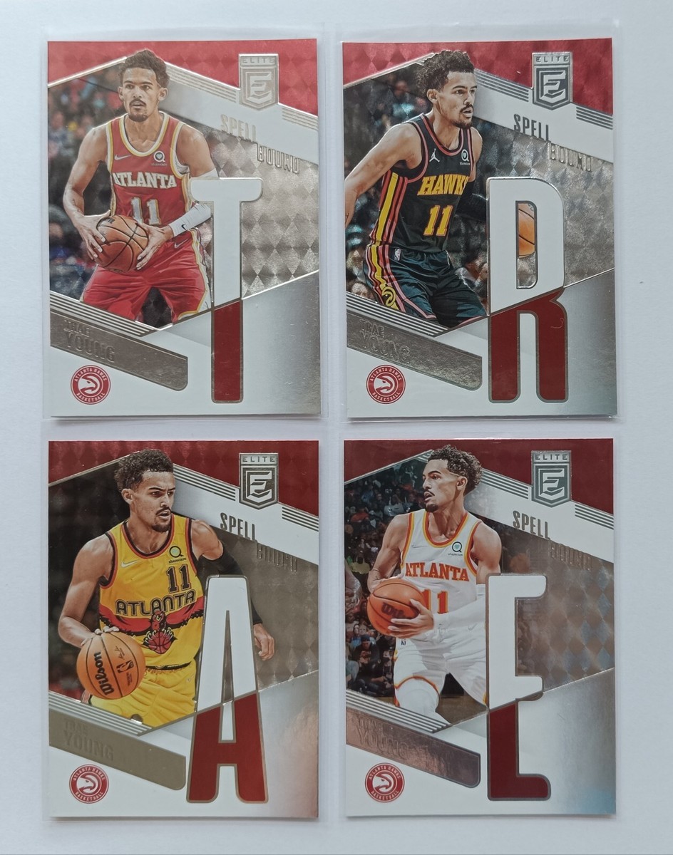 2022-23 Donruss Elite Trae Young Spellbound Insert Complete