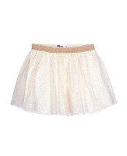 MSRP 16 Epic Threads Little Girls Glitter Tutu Skirt White/Gold Size 6X NWOT