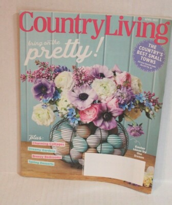 Country Living Magazine April 2021 Easter Ideas - Country's Best Small Towns