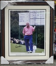 ARNOLD PALMER SIGNED 16x20 A Masters Farewell Framed Jsa