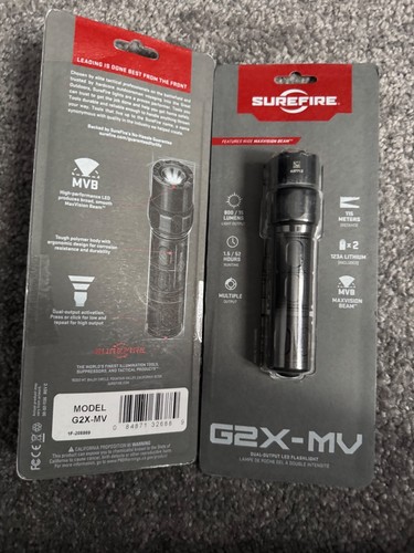 Linterna LED SureFire G2X-MV MaxVision - Nueva - Vendedor del Reino Unido - Imagen 2 de 2