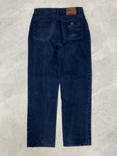 Yves Saint Laurent Wash Jeans Denim Pants YSL Logo Pocket Vintage