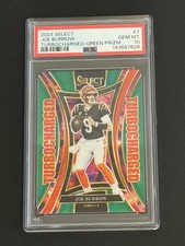 Joe Burrow 2024 Panini Select Turbocharged Green Pandora #ed 1/5 PSA 10
