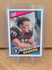 1984 Topps Howie Long #111 Rookie Card Oakland Raiders RC. rookie card picture