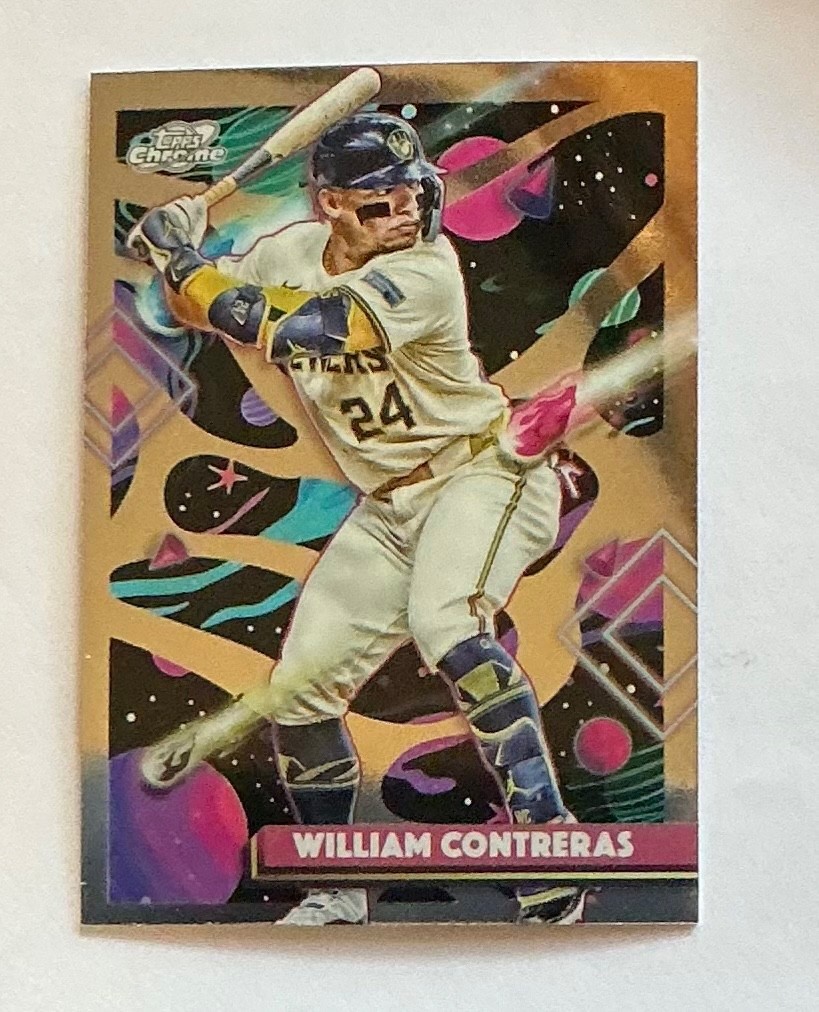 William Contreras 2025 Topps Chrome Cosmic #171