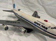 Vintage 1980s Pan Am Battery Operated 747SP Jet Plane Boeing 773BL Toy Airplane