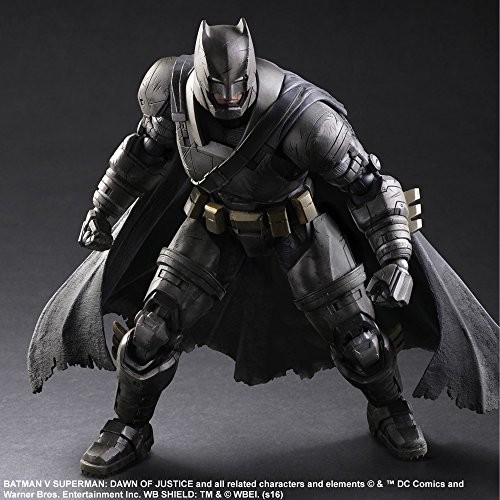 PLAY ARTS Kai Batman v Superman Dawn of Justice Armored Batman Action Figure - Picture 5 of 8