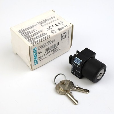 Siemens RONIS Schlüssel Schalter 3SB3 000-4BD01 OVP