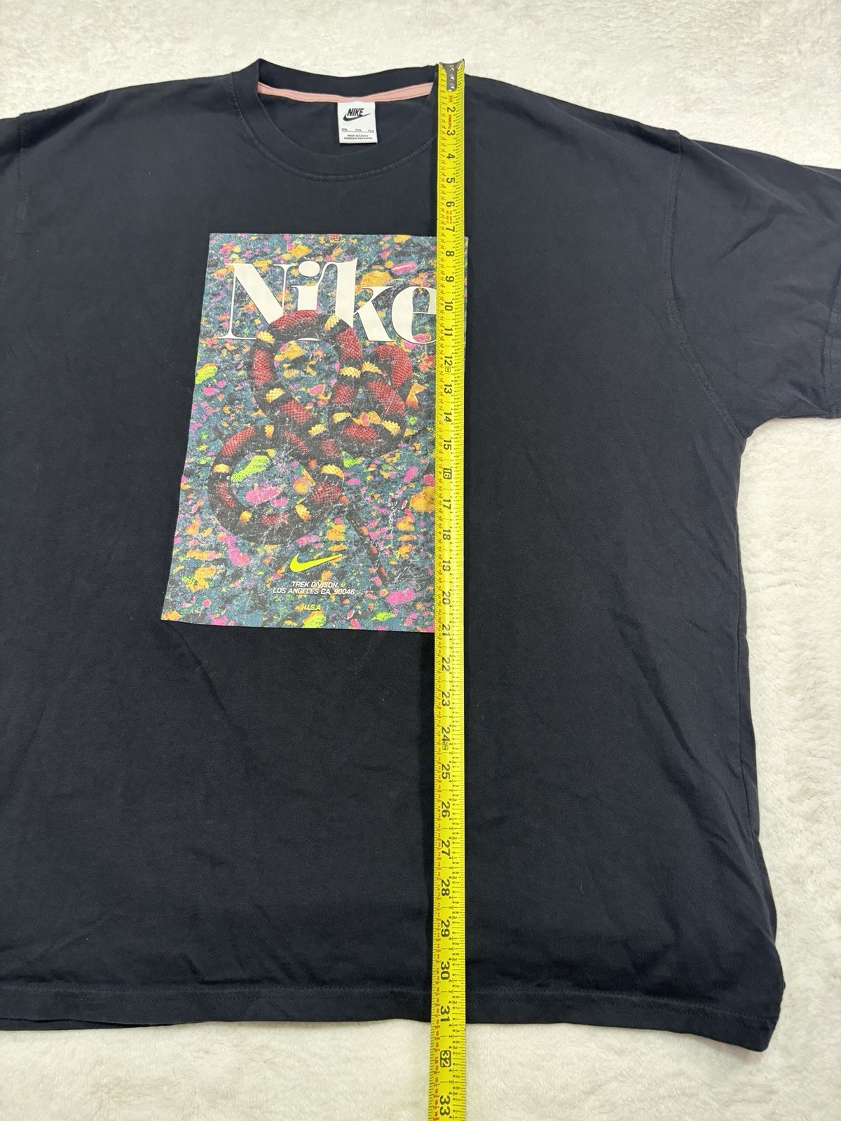 Nike Sportswear Snake Graphic Print T-Shirt Black DV0001 Men’s Size 2XL thumbnail 10