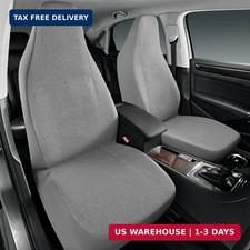 Car Seat Covers for Front Seat, High Back Heavy Duty Breathable Flax Seat Protec