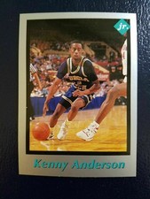 Kenny Anderson Georgia Tech 1991 Tuff Stuff Jr Rookie Card. rookie card picture
