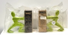 Pair JAMES The Bookend Lime Rubber By Black + Blum Never Used In Orig Packaging