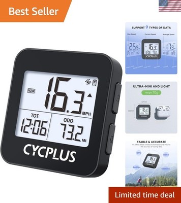 GPS Bike Computer, Wireless Cycling Computer with Automatic Backlight, Bicycl...