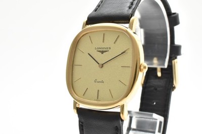 [Exc+5] Longines L962.2 H86422 Gold Dial 30mm Quartz Men's Watch From Japan