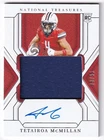 2025 National Treasures TETAIROA McMILLAN CM RPA /99 Rookie Patch Auto - Tet